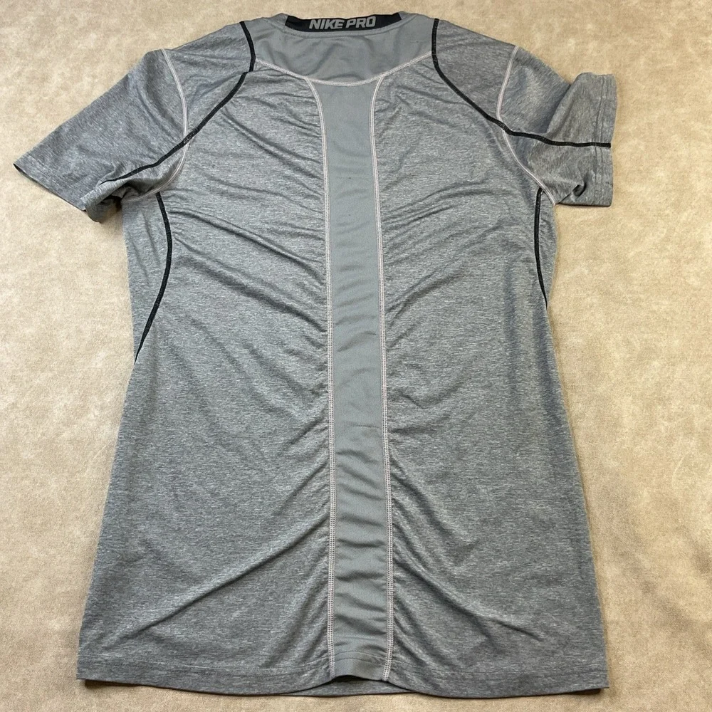 Nike Pro Shirt Muscle Training Dri-Fit Fitted Running Gym Workout 703104 Sz S‎